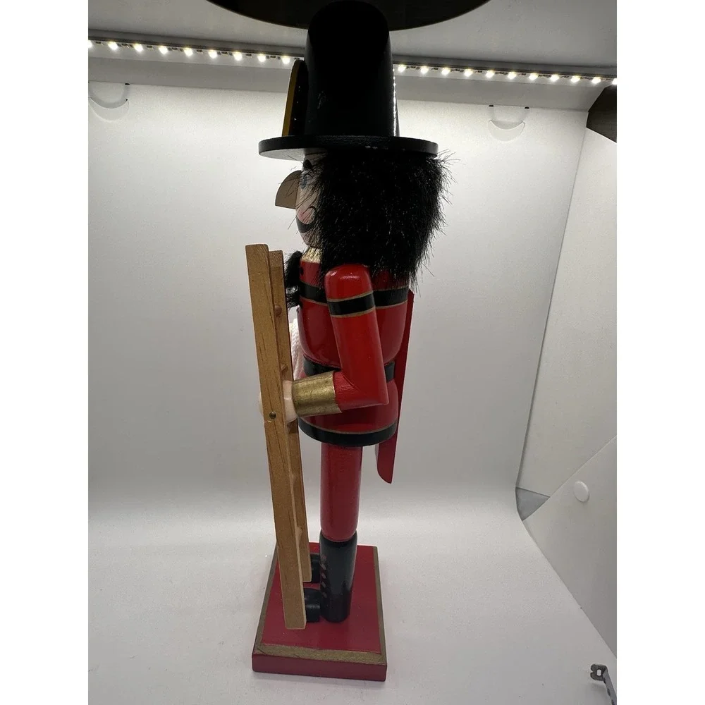 Hobby Lobby Firefighter Nutcracker‎ Wooden Figurine 14